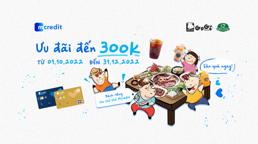 “Thơm Ngon Mời Bạn Ăn Nhé” - Mcredit, Gogi House Và Phúc Long Tung Gói Ưu Đãi Siêu Hời