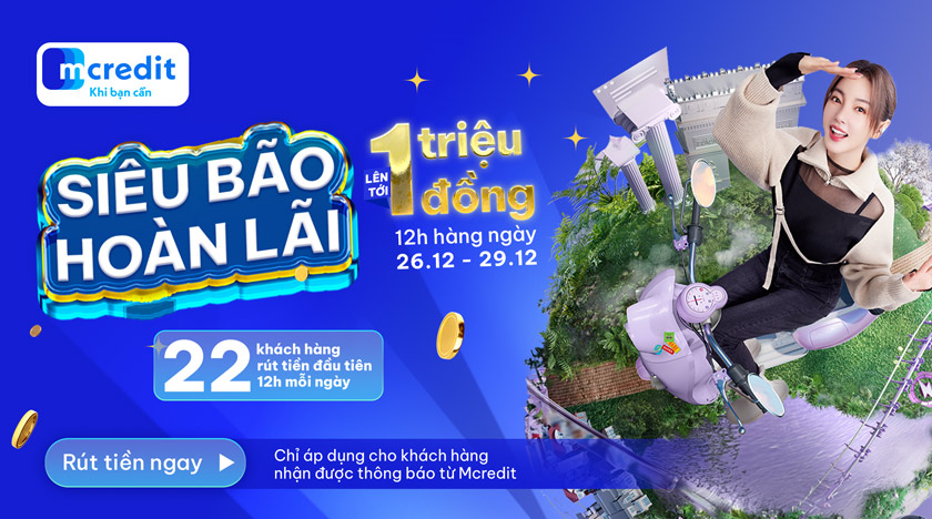 Siêu Bão Đổ Bộ: Hoàn 100% Lãi Lên Tới 1.000.000 Đồng