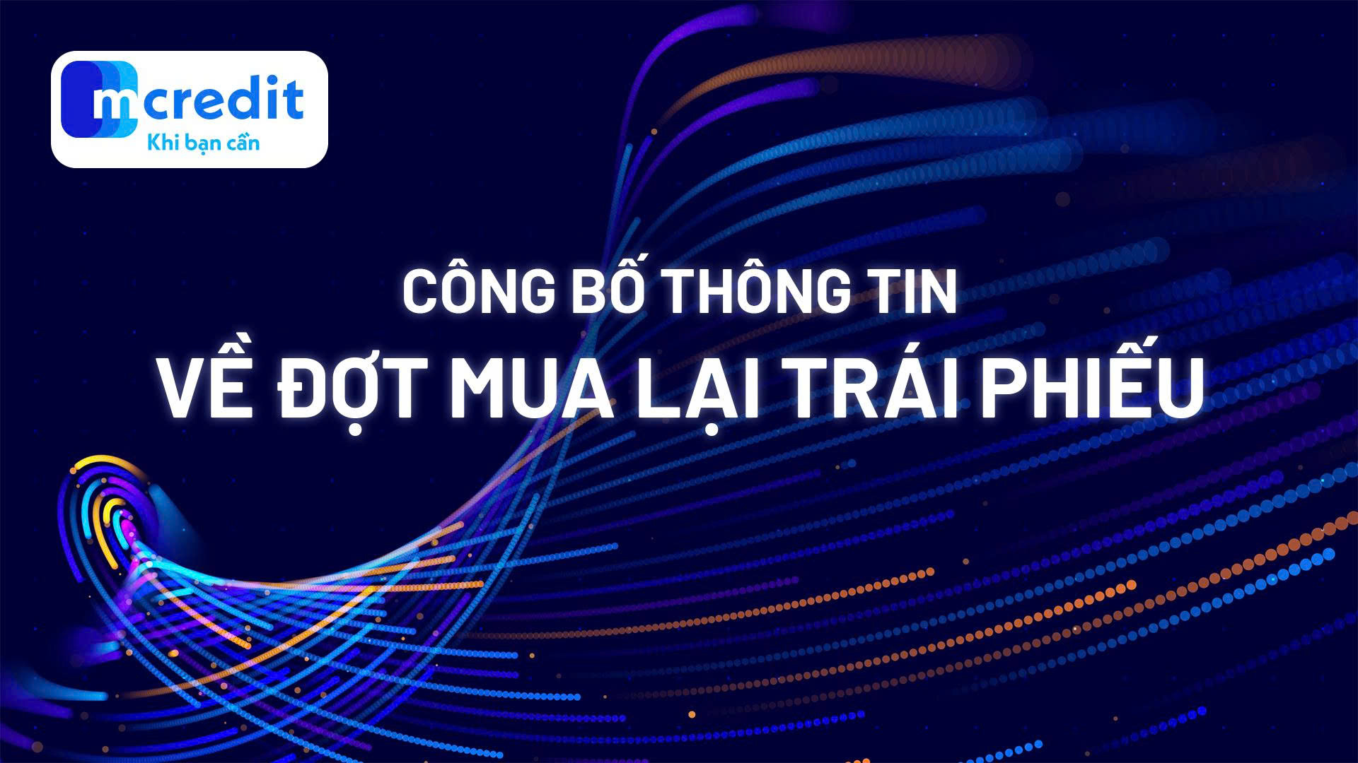 Công bố thông tin về đợt mua lại trái phiếu mã MSFCLH2430001 (mã chứng khoán: MSF12401)