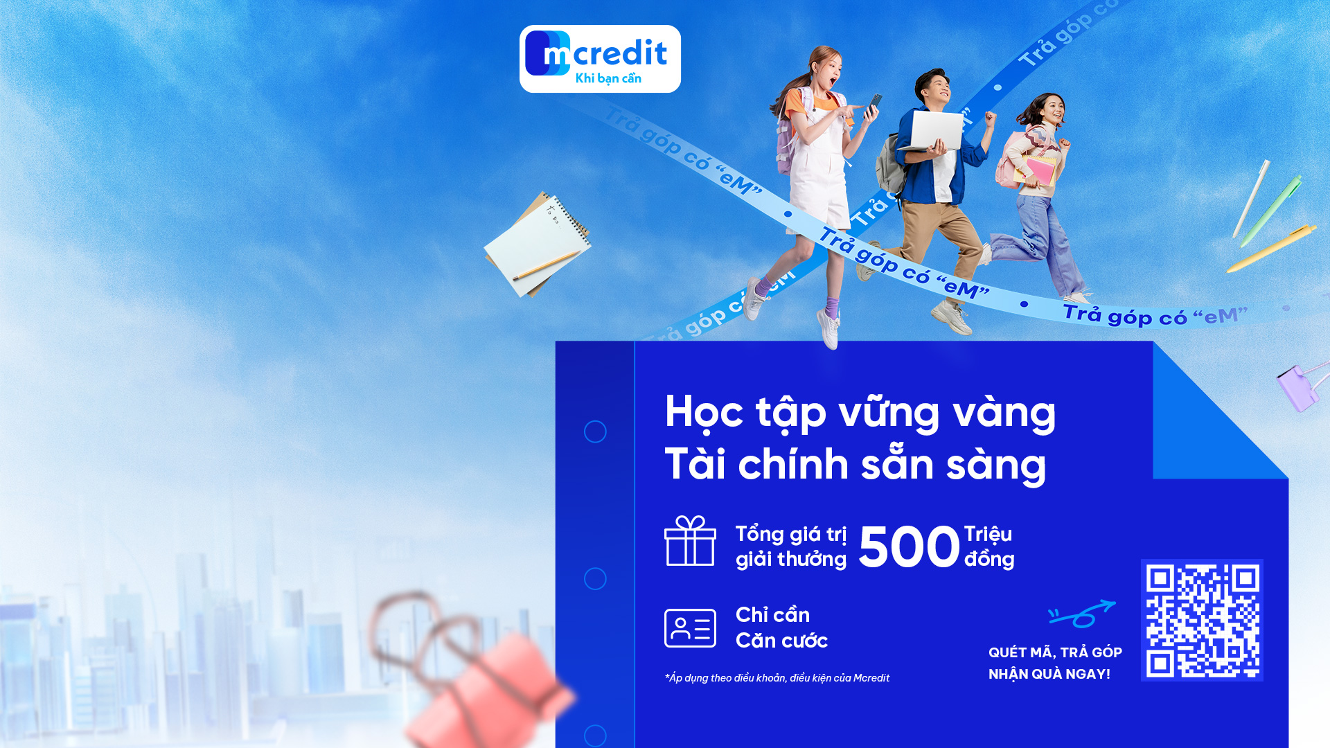 Trả góp có eM: Học tập vững vàng – Tài chính sẵn sàng